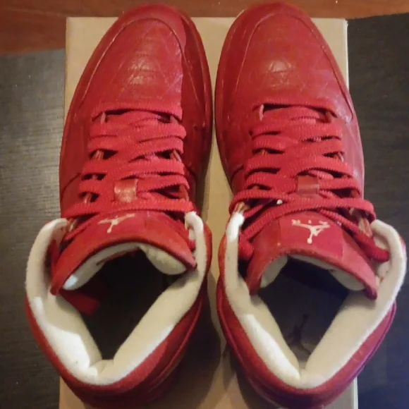 Jordan 1 (2009) Rare Phat Premier Varsity Red Mens 11.5 EUC - Picture 6 of 10